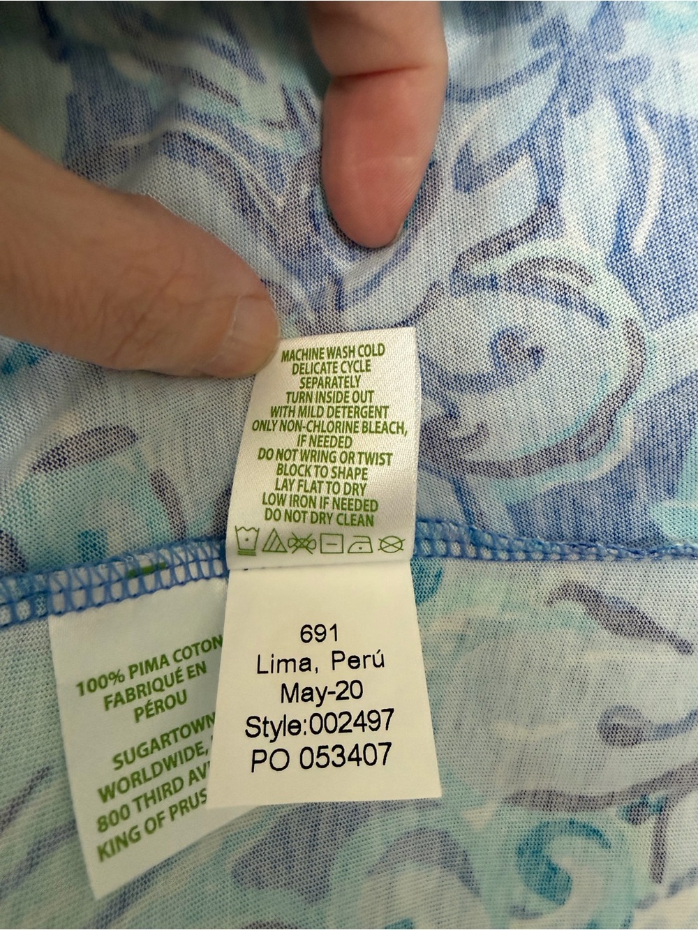 Lilly Pulitzer Billie dress size M Saltwater blue Suns out funs out - Picture 6 of 10